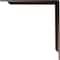 Ekena Millwork Stockport Steel Bracket, Hammered Dark Bronze 2"W x 18"D x 18"H BKTM02X18X18STHDB - alternate 4